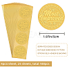 Self Adhesive Gold Foil Embossed Stickers DIY-WH0211-272-2