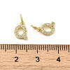 Brass Micro Pave Cubic Zirconia Pendants KK-M273-02G-Q-3