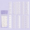 10pcs Retro Scrapbook Lace Paper PW-WGD198C-03-1