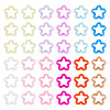 60Pcs 12 Styles Transparent Acrlyic Pendants MACR-TA0002-48-2