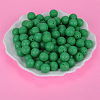 Round Silicone Focal Beads SI-JX0046A-122-3