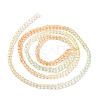 Transparent Gradient Color Glass Beads Strands GLAA-G101-2mm-05-4