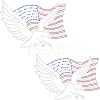 Glitter Hotfix Rhinestone DIY-WH0259-95-1