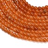 Natural Red Aventurine Beads Strands G-Z116-A24-2mm-4