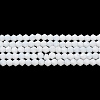Opaque Solid Color Imitation Jade Glass Beads Strands EGLA-A039-P4mm-D15-1