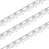 Glass Rhinestone Cup Chains CH-WH0014-01S-8