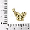 Brass Micro Pave Clear Cubic Zirconia Pendants LS-KK-U005-01I-G-3