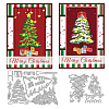 Christmas Tree Carbon Steel Cutting Dies Stencils DIY-WH0309-2394-1