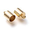 Brass Cord Ends KK-H759-41G-G-2