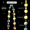Irridescent PVC Glitter Circle Dots Garland HJEW-WH0036-37-2