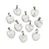 Natural Howlite Pendants G-I311-A31-1