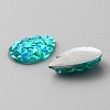 Opaque Resin Rhinestone Cabochons RESI-WH0035-29B-2