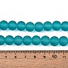 Baking Paint Transparent Glass Bead Strands GLAA-S031-10mm-37-4