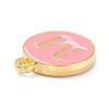 Golden Plated Alloy Enamel Charms ENAM-Q437-14M-2