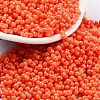 Baking Paint Glass Seed Beads SEED-A033-04F-1