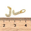Brass Micro Pave Cubic Zirconia Pendants KK-M273-02G-J-3