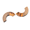 Resin & Walnut Wood Pendants RESI-S389-007A-A01-2
