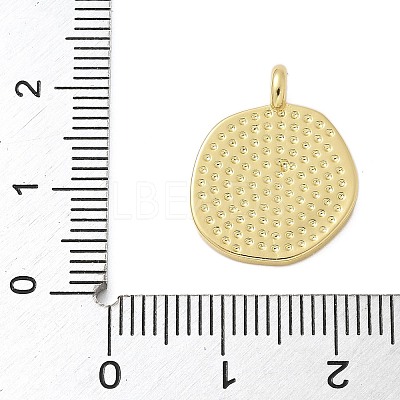 Brass Enamel Pendants KK-P293-11G-1