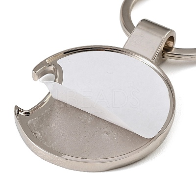 Football Alloy Sublimation Blanks Keychains AL-CBAF9A1-01P-1