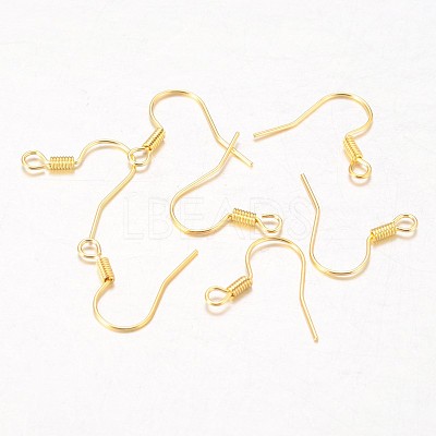 Iron Earring Hooks X-E133-G-1