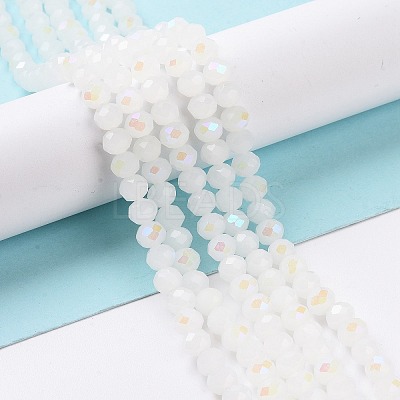Electroplate Glass Beads Strands EGLA-A034-J4mm-L08-1