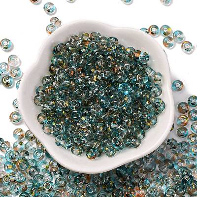 3/0 Baking Paint Transparent Colours Glass Round Beads SEED-L011-13A-02-1