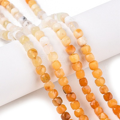 Gradient Color Natural Topaz Jade Beads Strands G-N342-136-1