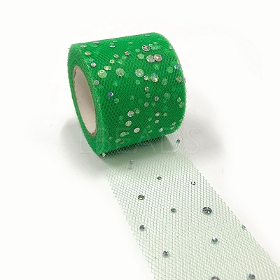 Glitter Sequin Deco Mesh Ribbons OCOR-P010-A-C34-1