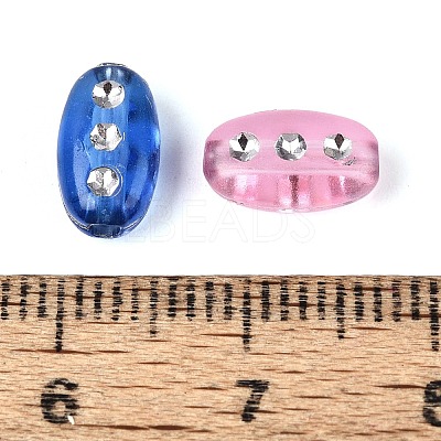 Plastic Oval Beads KY-Q002-03-1