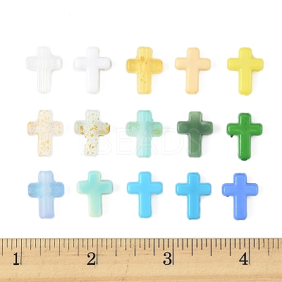 270Pcs 18 Styles Opaque Acrylic Beads SACR-FS0001-41A-1
