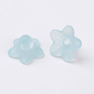 Transparent Acrylic Beads X-PL554-11-1
