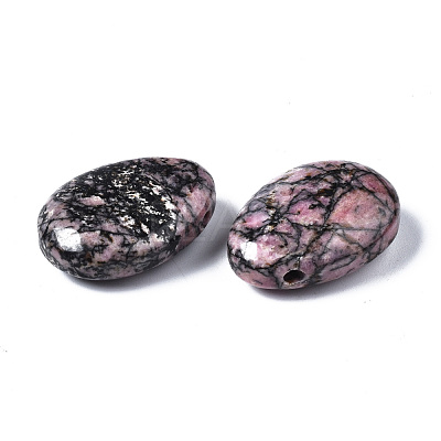 Natural Rhodonite Pendants G-N0326-74E-1