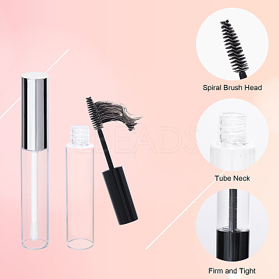 PET Plastic Mascara Empty Bottle MRMJ-GL0001-17-1
