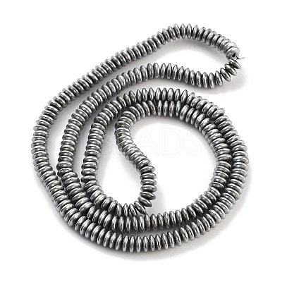 Electroplated Synthetic Non-magnetic Hematite Beads Strands G-P545-A01-01B-1