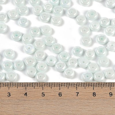 Opaque Colours Luster Glass Seed Beads SEED-P008-01C-04-1