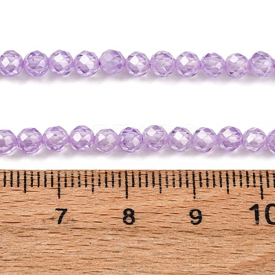 Cubic Zirconia Beads Strands G-G792-47-10C-1