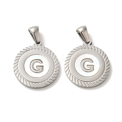 304 Stainless Steel Pendants STAS-I204-G-P-1