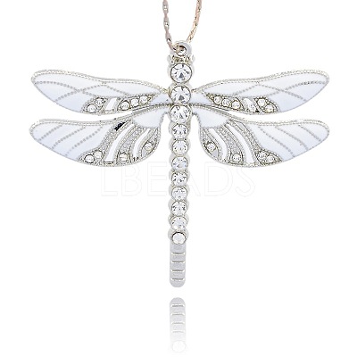Alloy Enamel Dragonfly Big Pendants X-ENAM-L034-04P-1