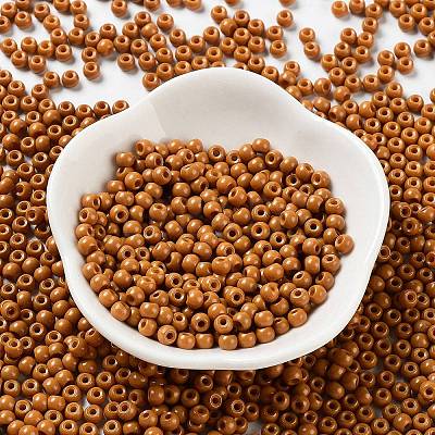 Baking Paint Glass Seed Beads SEED-H002-I-A514-1