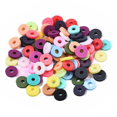 Handmade Polymer Clay Beads CLAY-Q251-6.0mm-M1-1