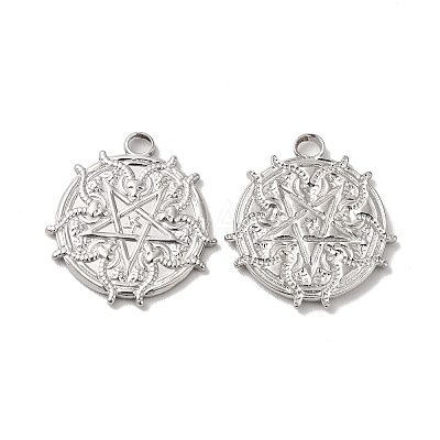 Non-Tarnish 304 Stainless Steel Pendant LS-STAS-H212-25P-1