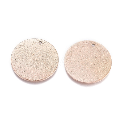 Ion Plating(IP) 304 Stainless Steel Pendants STAS-G211-20mm-02RG-1