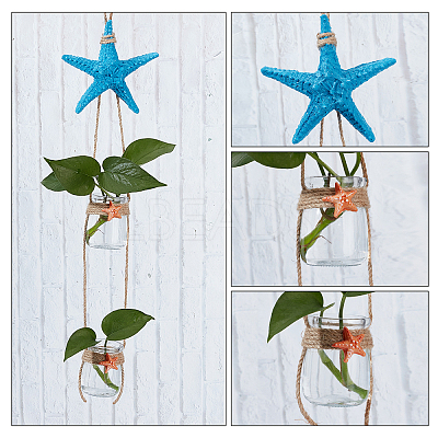 2Pcs 2 Style Wall Hanging Decorate HJEW-PH0001-12-1