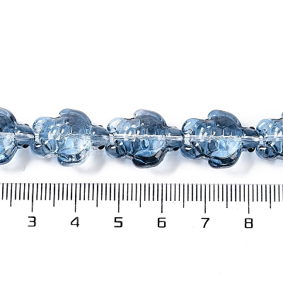 Transparent Glass Enamel Beads Strands GLAA-B021-06I-1