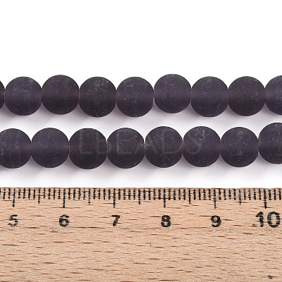 Transparent Glass Beads Strands GLAA-T032-T8mm-MD03-1