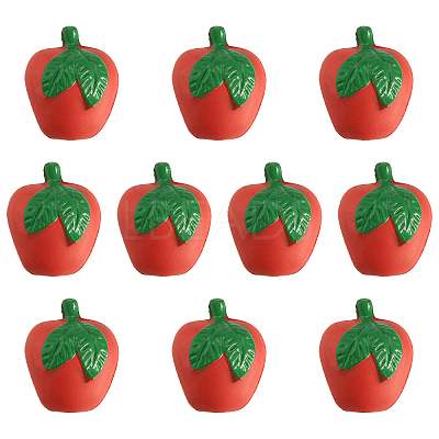 10Pcs Plastic Apple Toy KY-CA0001-55-1