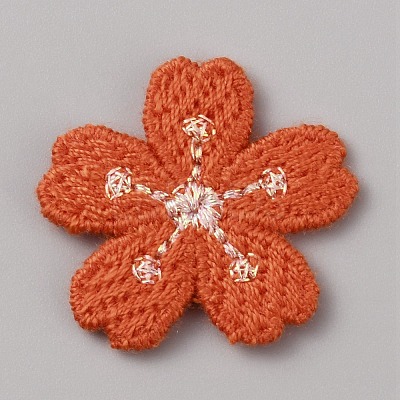 Polyester Embroidery Ornament Accessories DIY-WH0504-129F-1