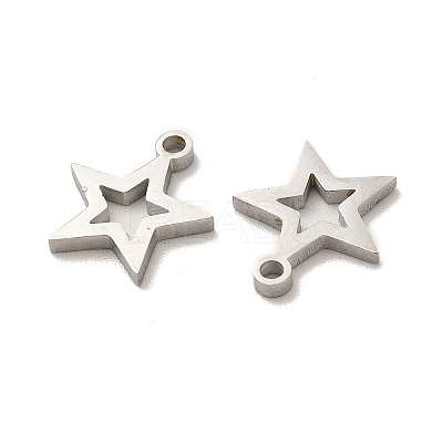 Non-Tarnish 304 Stainless Steel Charms X-STAS-M089-57P-1
