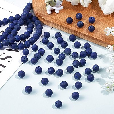 Synthetic Lapis Lazuli Beads Strands G-AR0002-39-1