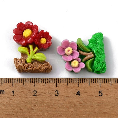 Opaque Resin Decoden Cabochons X-CRES-P030-B-1